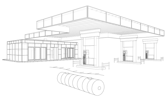 Fuel Station Schematic